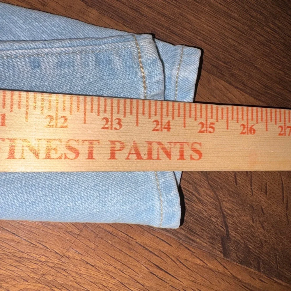 Old Navy Girls Light Wash High-Rise Flare Distressed Denim Jeans Size 10 NWOT